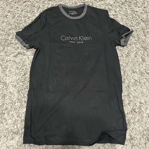 Black and grey Calvin Klein shirt